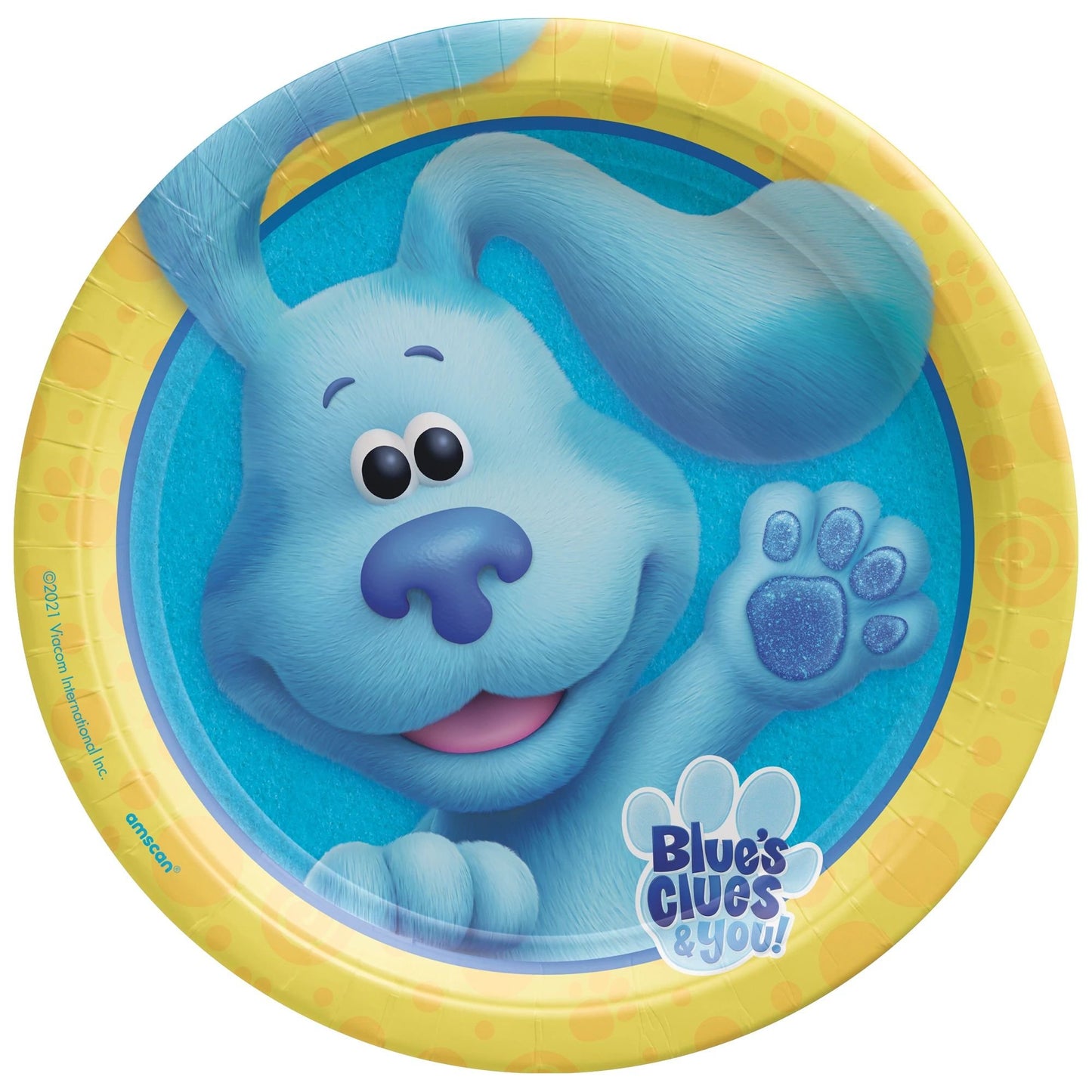 Blue's Clues 9" Round Plates - 8ct