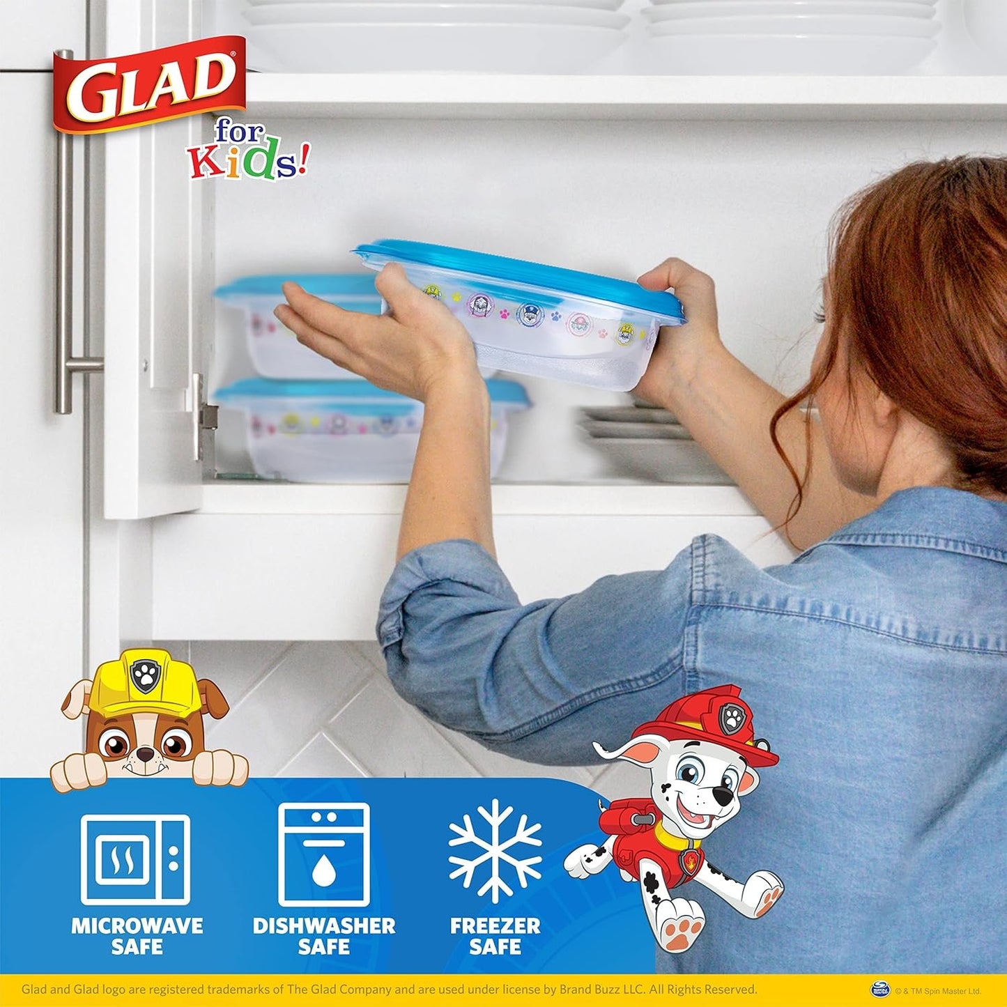 Gladware for Kids 25oz Paw Patrol Food Storage Containers - 10ct