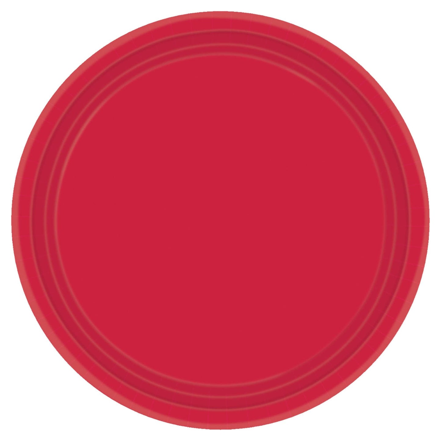 Apple Red 7" Paper Plates - 20ct