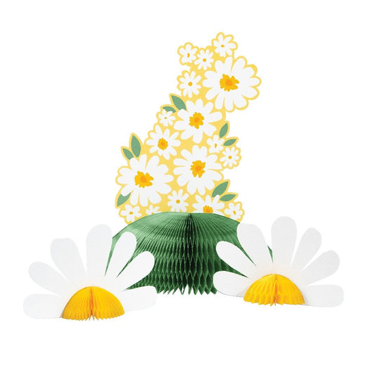 Sweet Daisy Honeycomb Centerpiece - 1ct