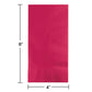 Hot Magenta Dinner Napkins 2Ply 1/8FLD - 50ct