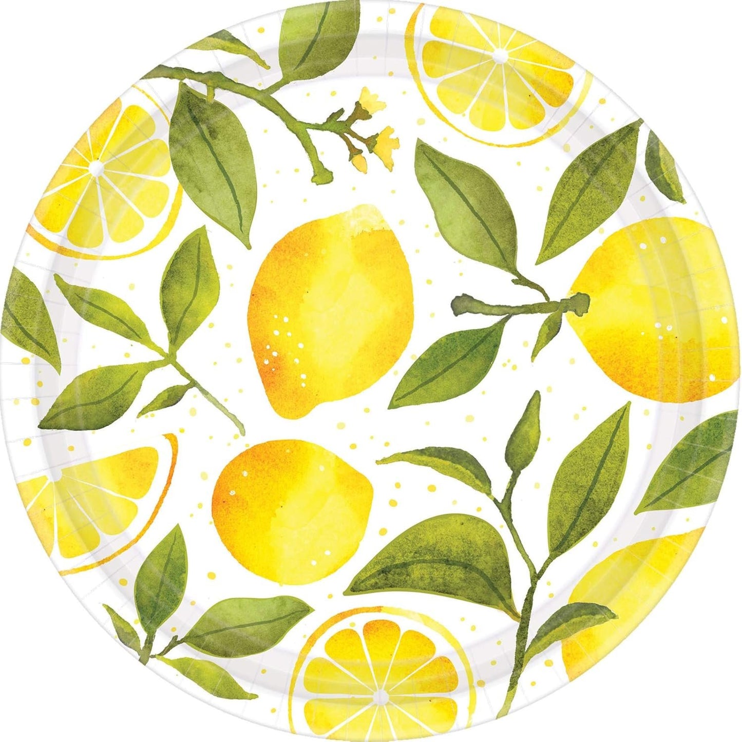 Lemons 10.5" Paper Plates - 8ct