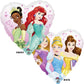 Disney Princess Dream Big Heart Theme Foil / Mylar Balloon - 18"