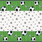 3D Soccer Rectangular Plastic Table Cover  - 54" x 84"