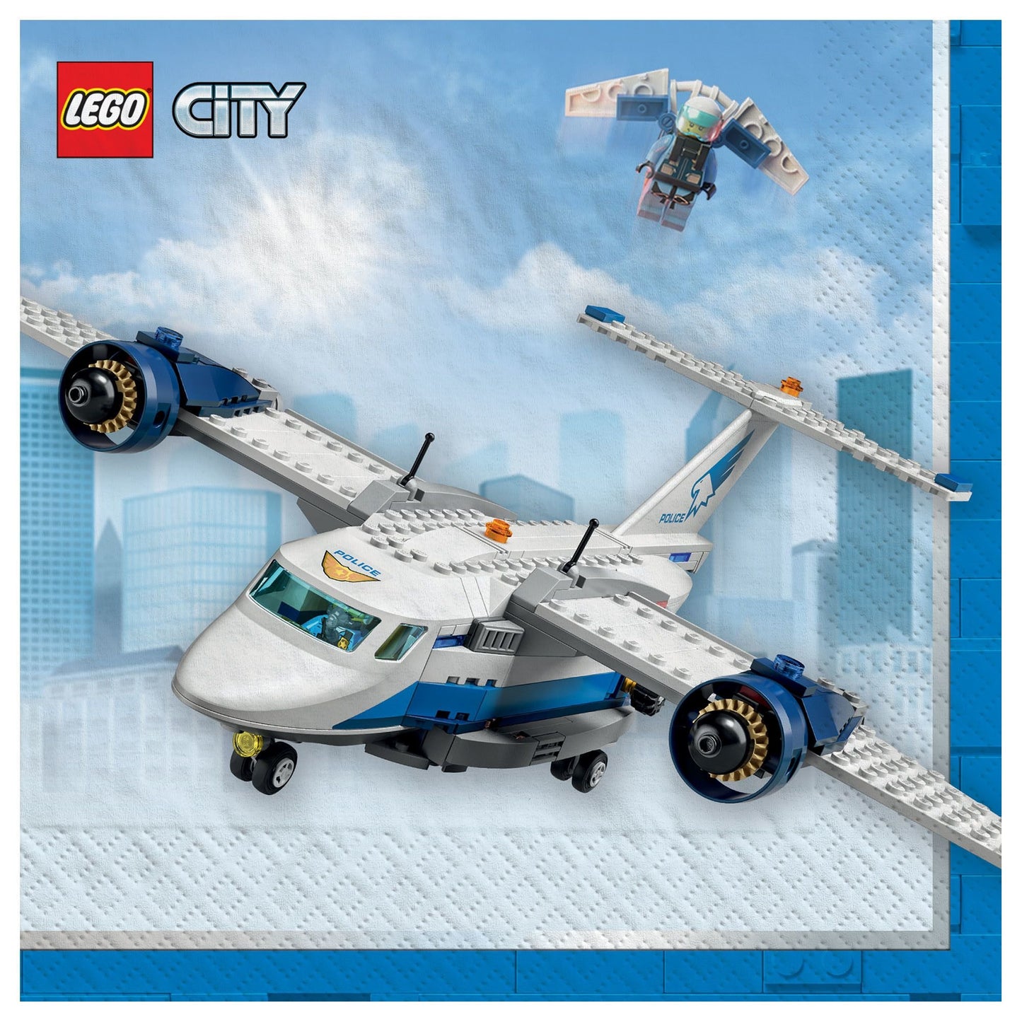 Lego City Luncheon Napkins - 16ct