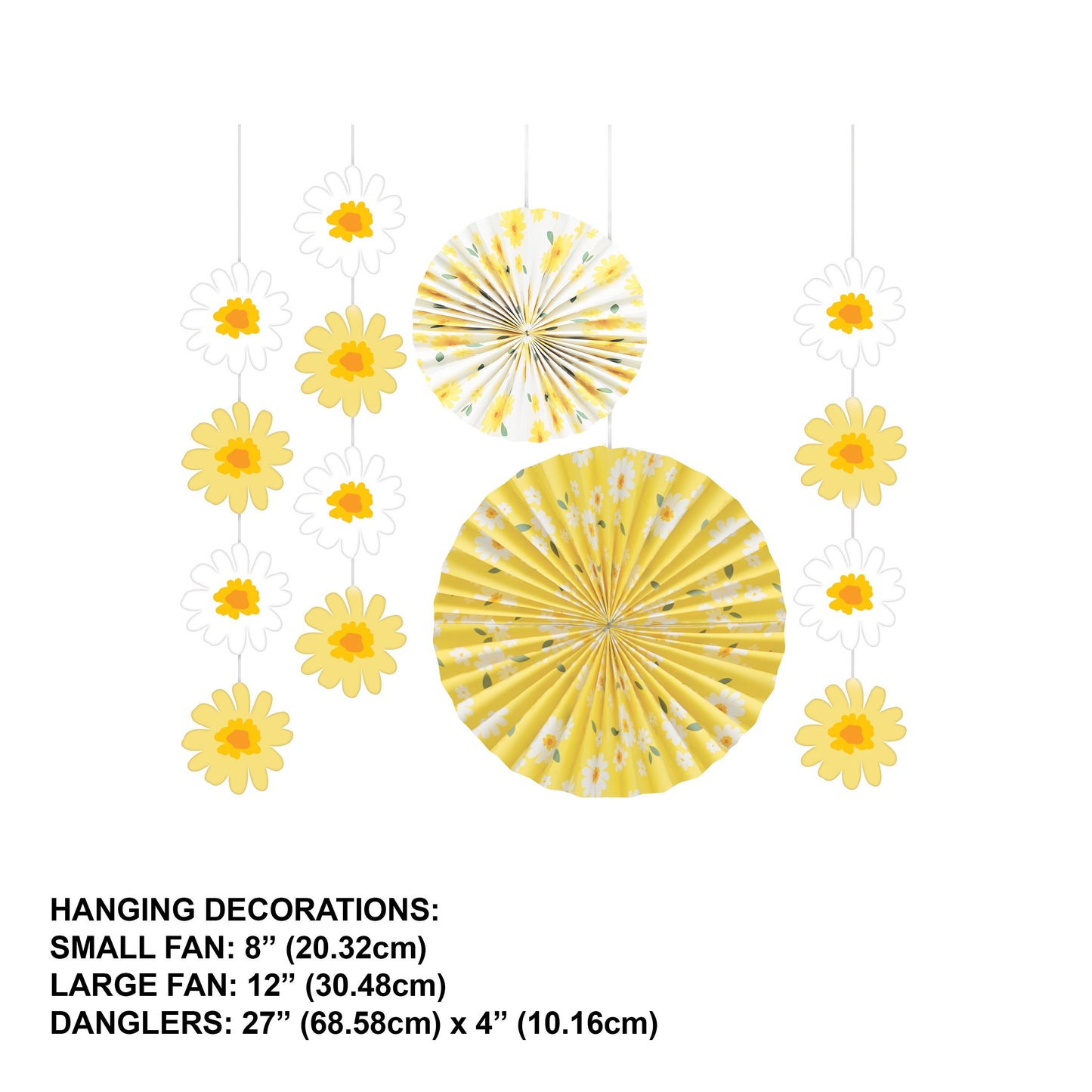 Sweet Daisy Hanging Decor Kit - 5ct