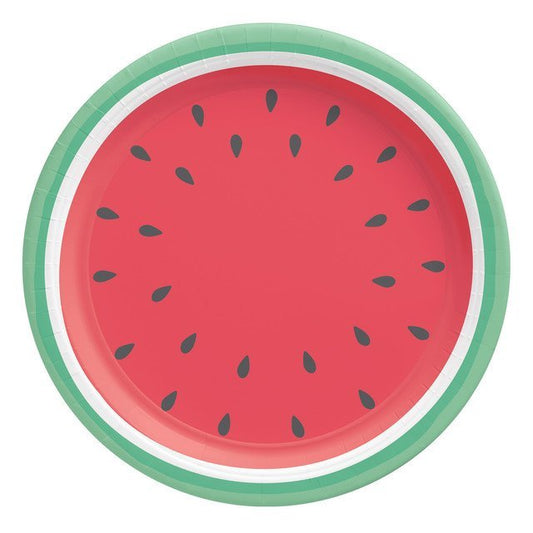 Tutti Frutti 10.5" Round Paper Plates - 8ct