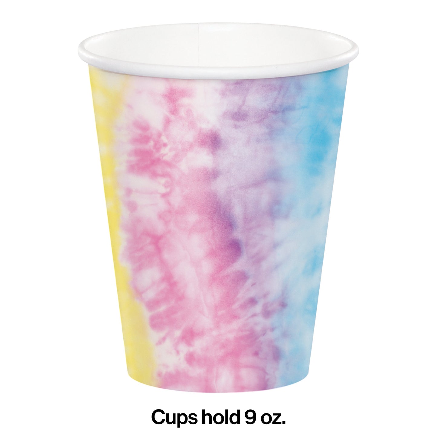 Tie Dye Party 9oz Hot/Cold Cups - 8ct