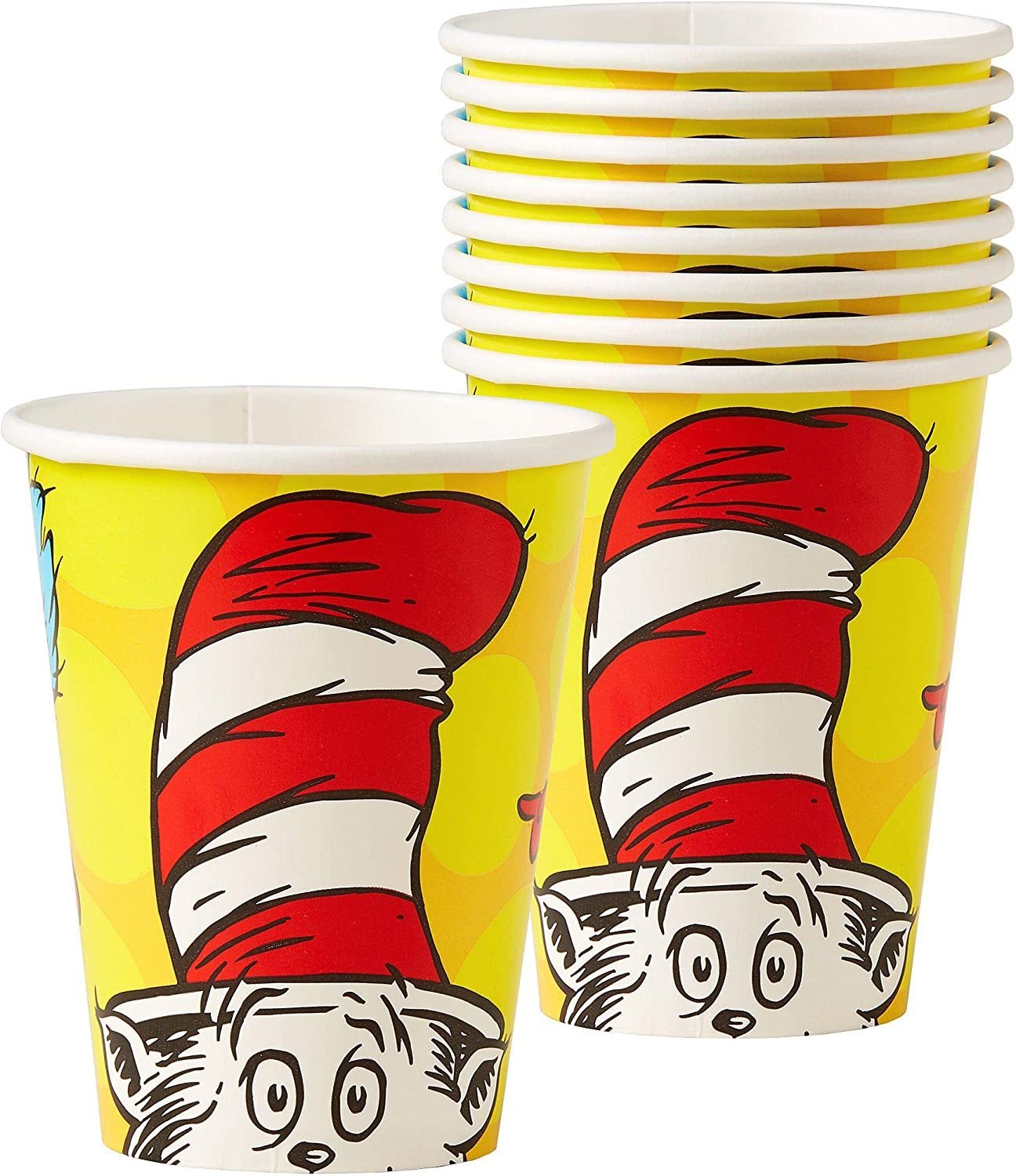 Dr. Seuss 9oz Paper Cups - 8ct