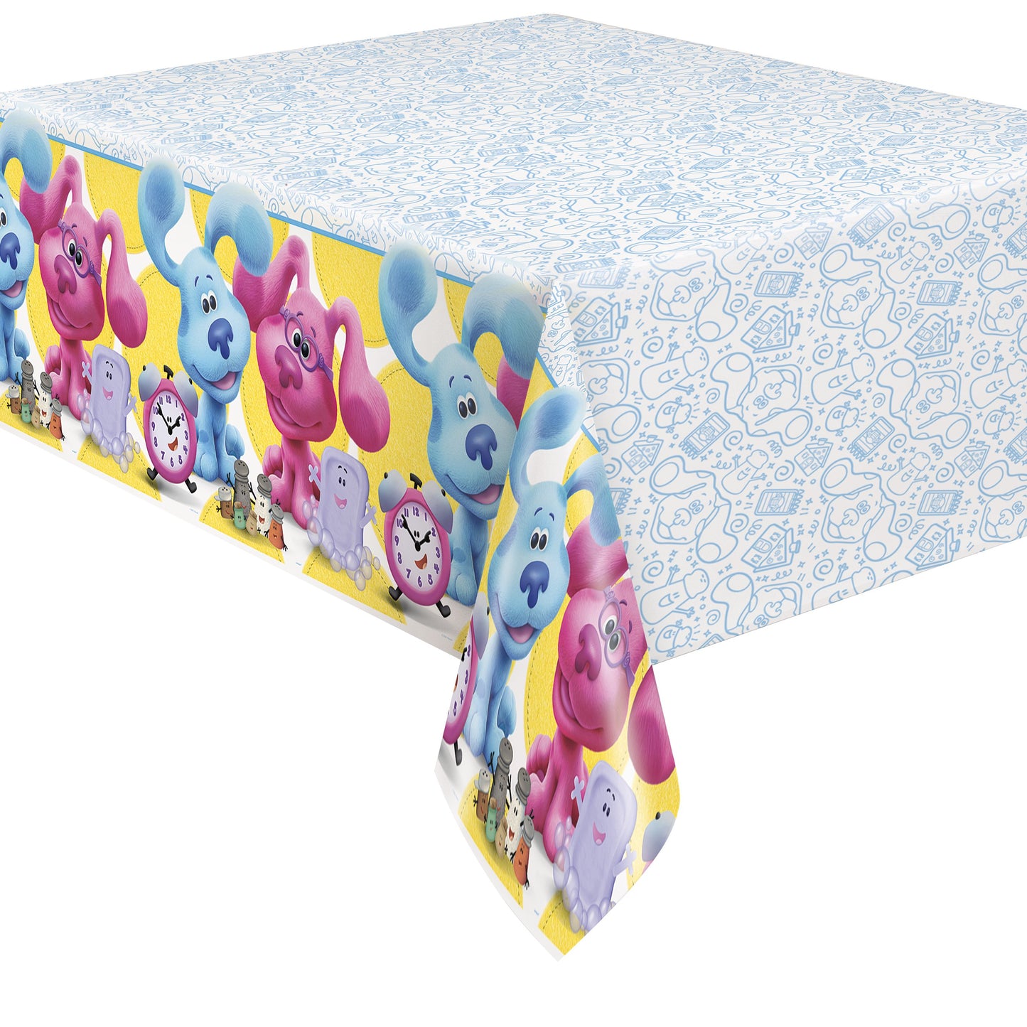 Blue's Clues Rectangular Plastic Table Cover  - 54" x 84"