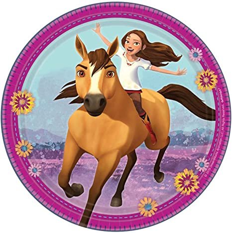 Spirit Riding Free 7" Paper Plates - 8ct