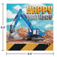 Big Dig Construction Happy Birthday Luncheon Napkin - 16ct