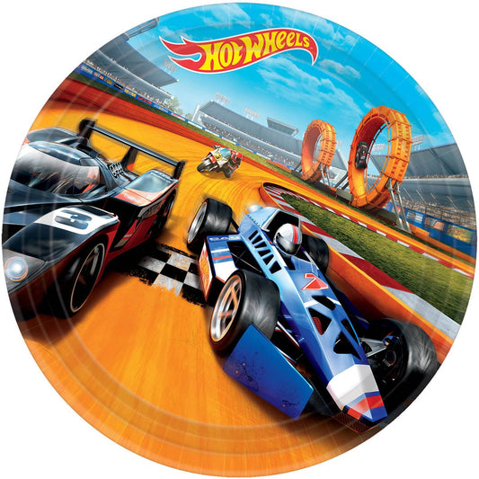 Hot Wheels Wild Racer 9" Plates - 8ct