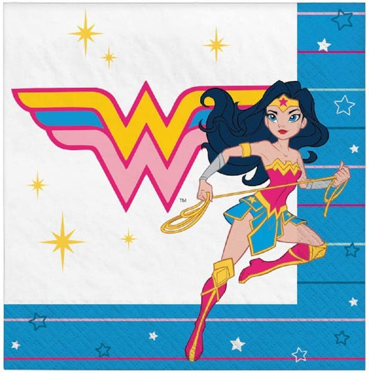 Wonder Woman Young DC Luncheon Napkins - 16ct