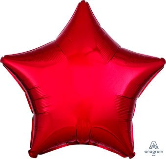 Anagram 19" Star Shaped Foil Balloon - Packaged