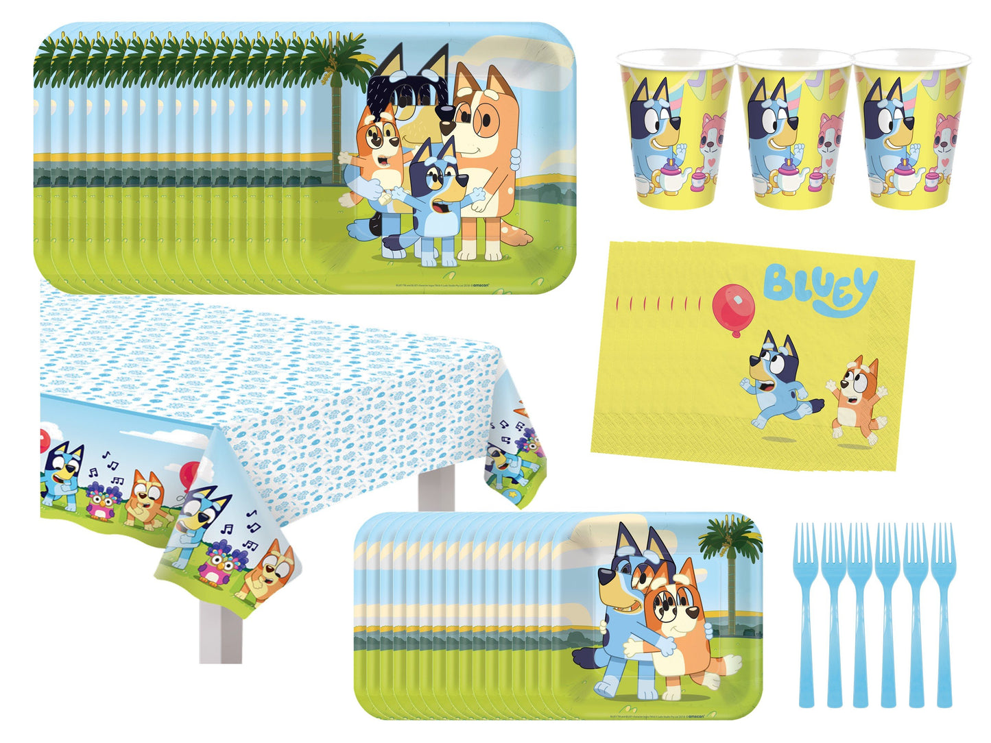 Bluey Birthday Party Supplies | Bluey Party Decorations | Bluey Party Supplies | Bluey Birthday Decorations