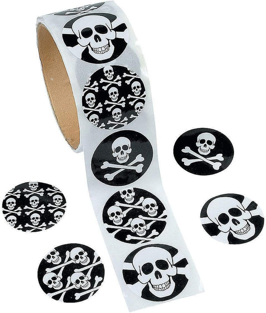 Skull Stickers - 100ct