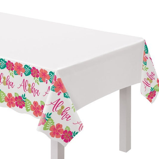 Aloha Plastic Table Cover - 54" x 96"