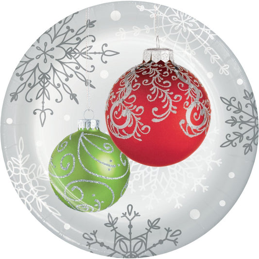 Elegant Ornaments 7" Dessert Plates - 8ct