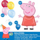 Peppa Pig Birthday Party Supplies Bundle | Peppa Pig Party Tableware | Peppa Pig Decorations | Peppa Pig Balloons