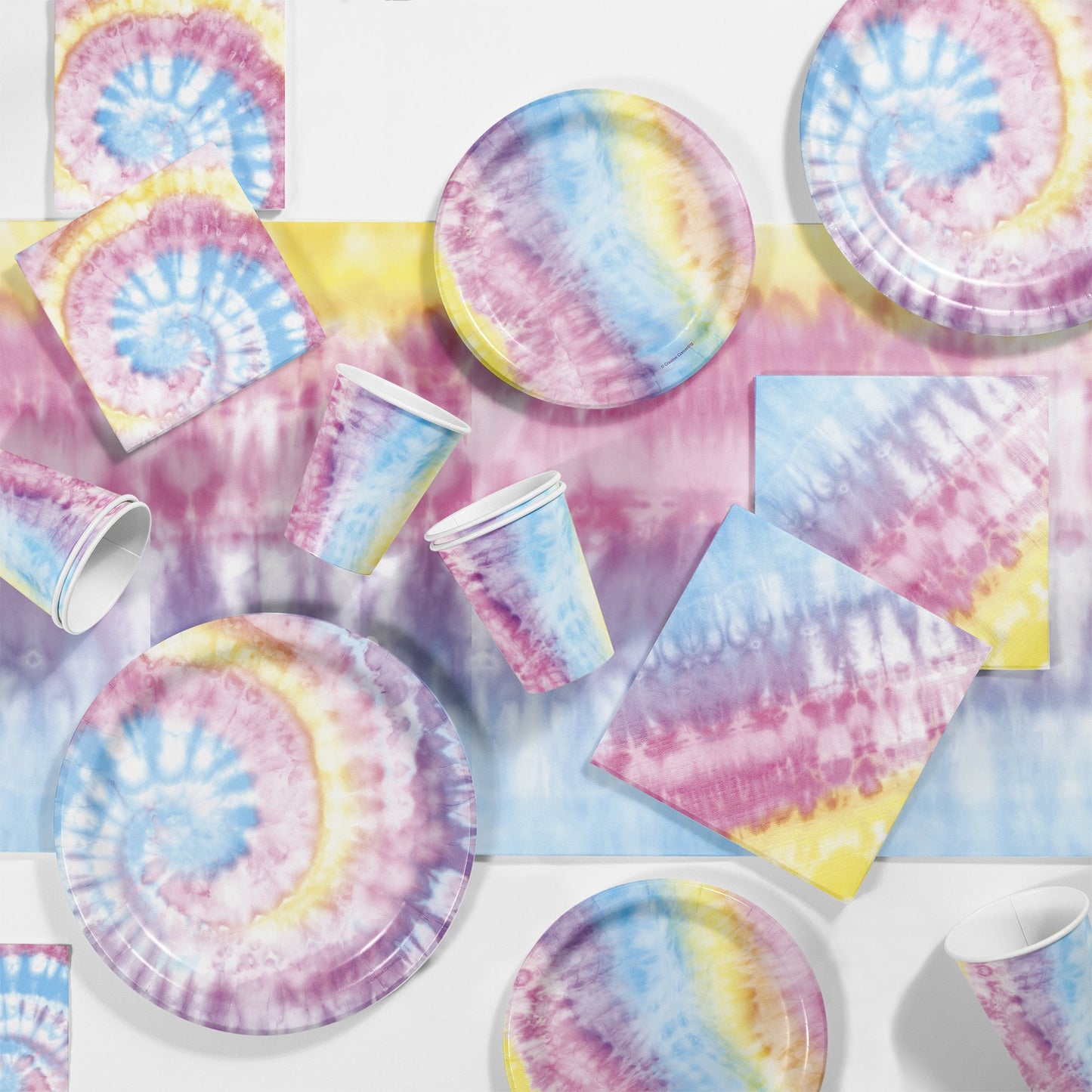 Tie Dye Party 9oz Hot/Cold Cups - 8ct