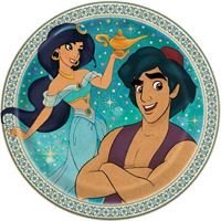 Disney Aladdin Round 7" Dessert Plates - 8ct