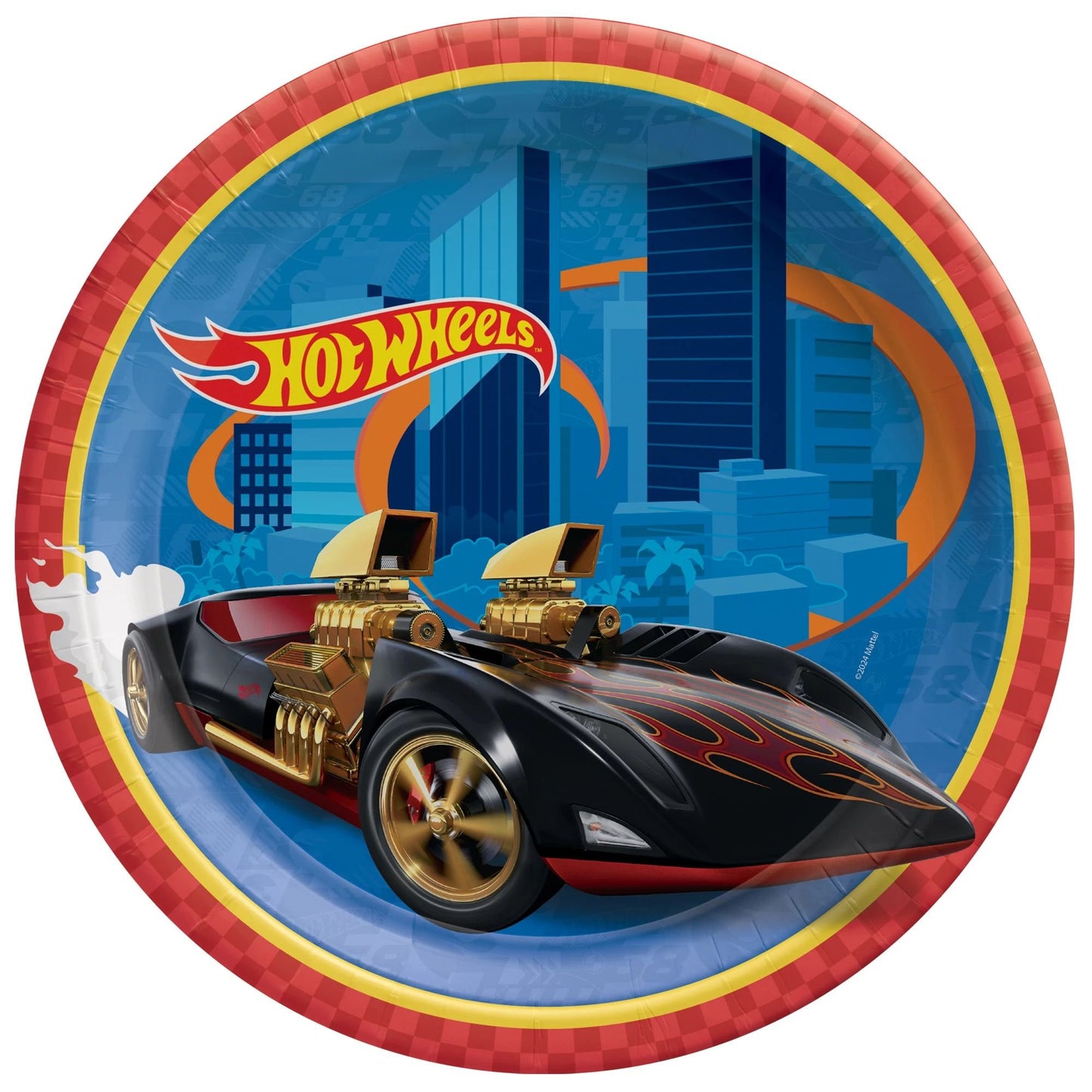 Hot Wheels 7" Paper Plates - 8ct