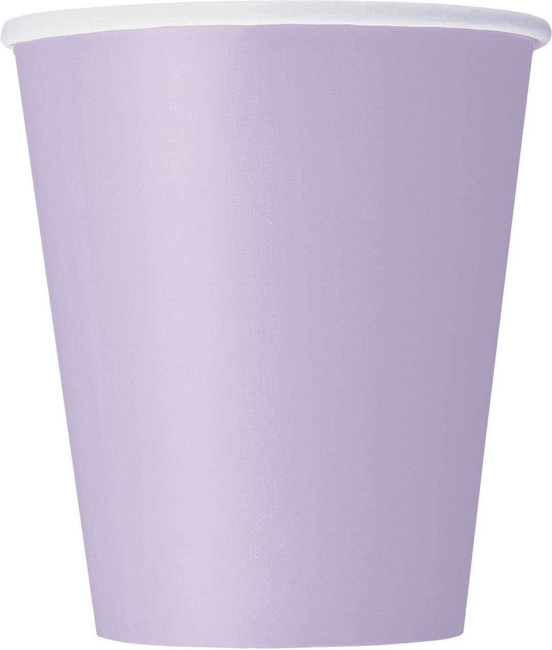 Lavender Solid 9oz Paper Cups - 8ct