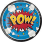 Superhero Slogans 7" Paper Plates - 8ct