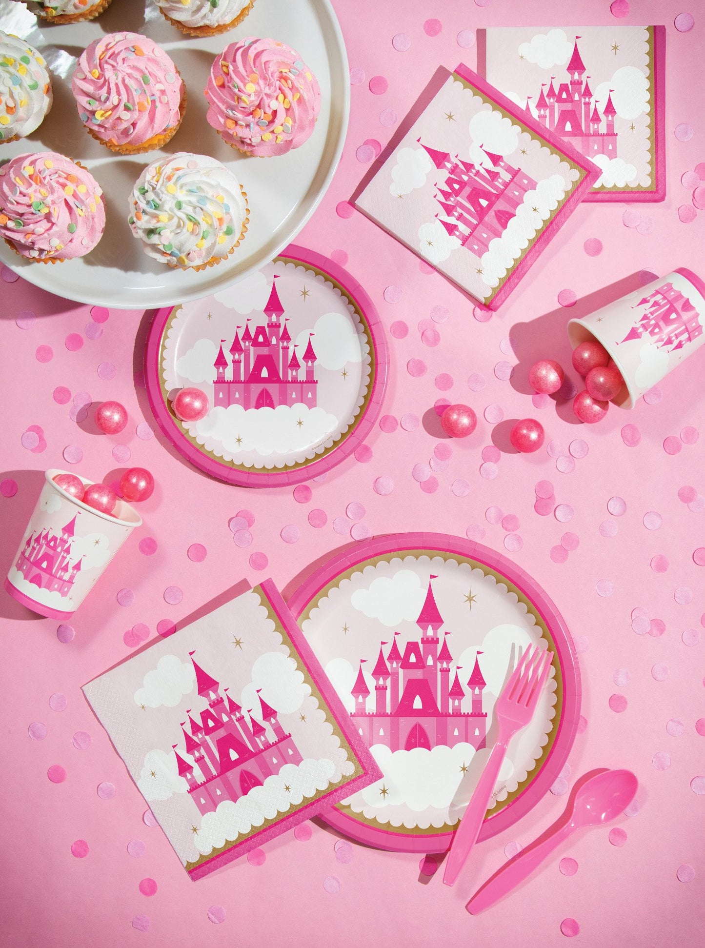 Little Princess 7" Dessert Plates - 8ct