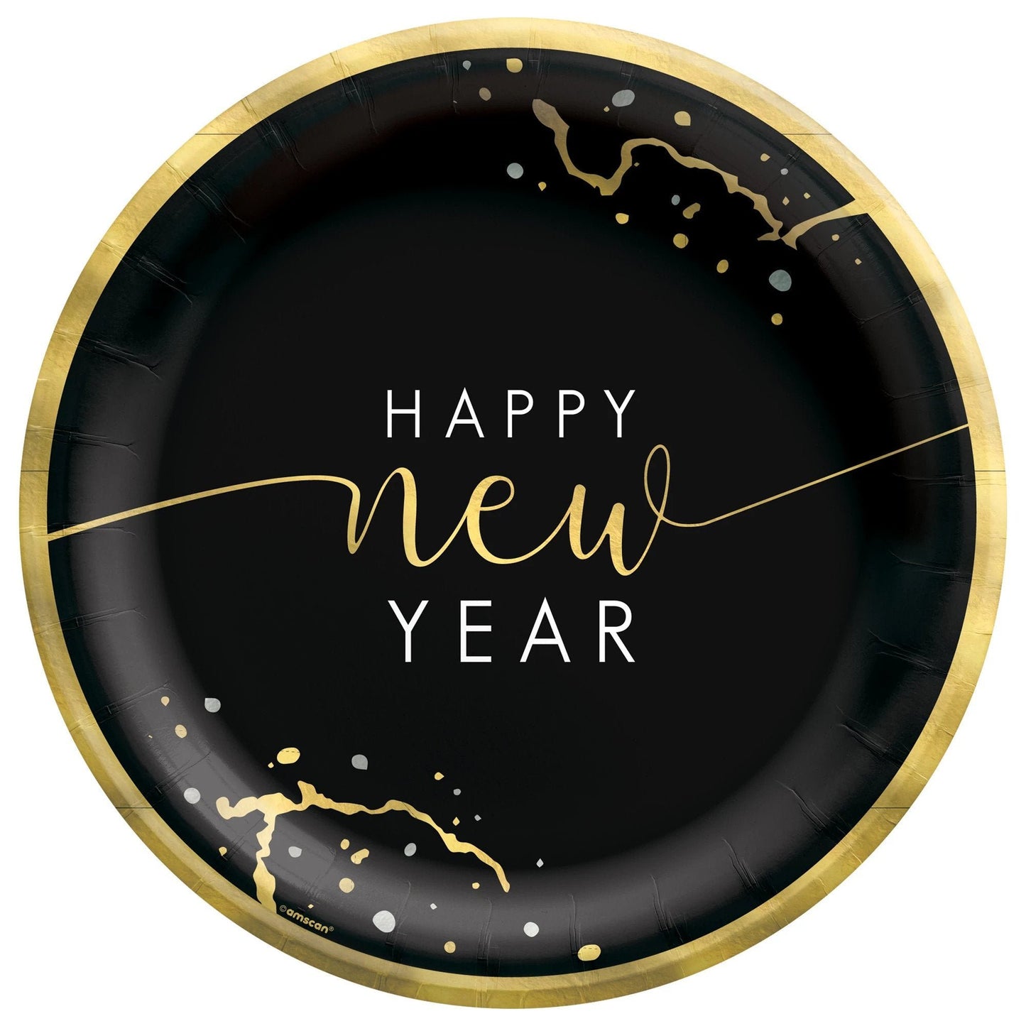 Hello New Years Eve 6.75" Paper Plates - 20ct