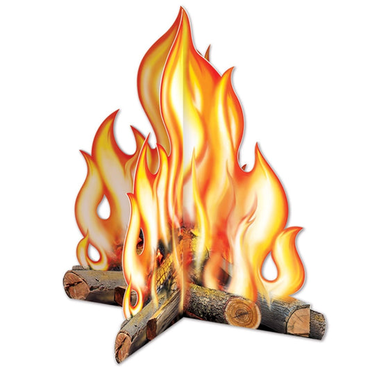 Beistle 3-D Campfire Centerpiece - 12" x 10.5"