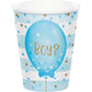 Gender Reveal Balloons 9oz Paper Hot/Cold Cups - 8ct