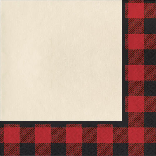 Buffalo Plaid Luncheon Napkins - 16ct