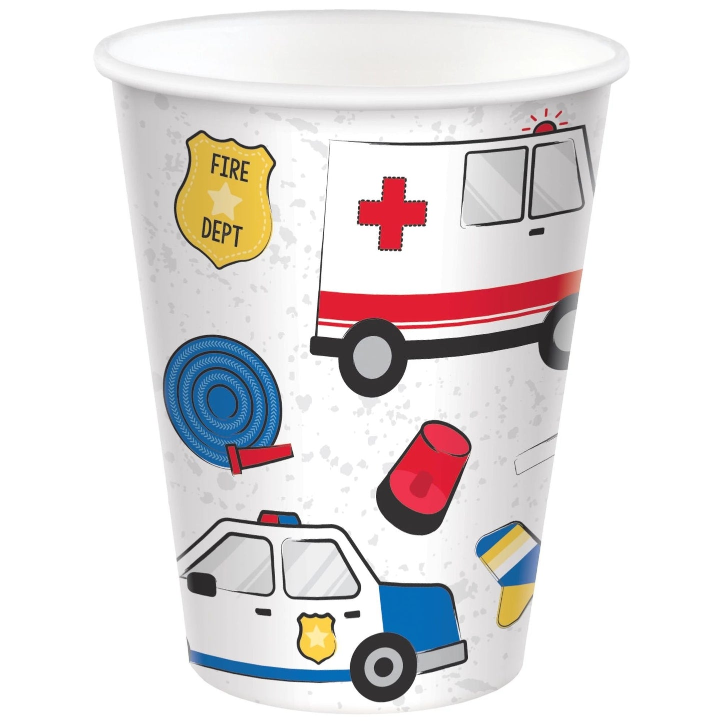 First Responders 9oz Paper Cups - 8ct