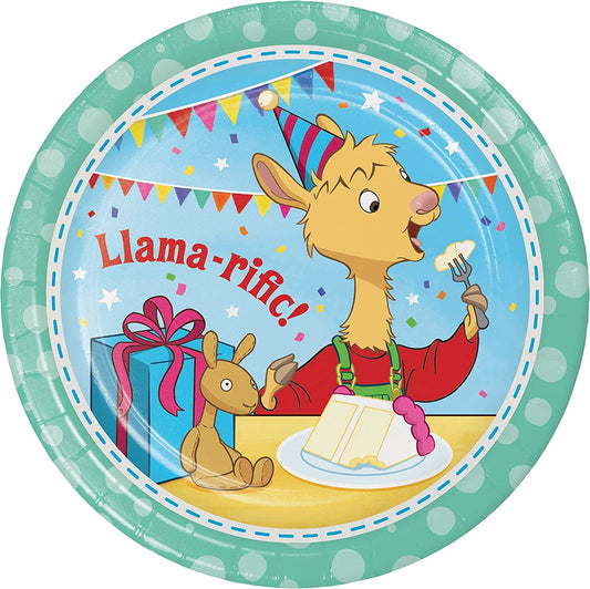 Llama Llama 7" Dessert Plates - 8ct