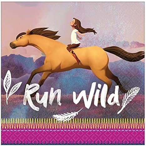 Spirit Riding Free Luncheon Napkins - 16ct