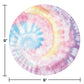 Tie Dye Party 9" Dinner Plates - 8ct