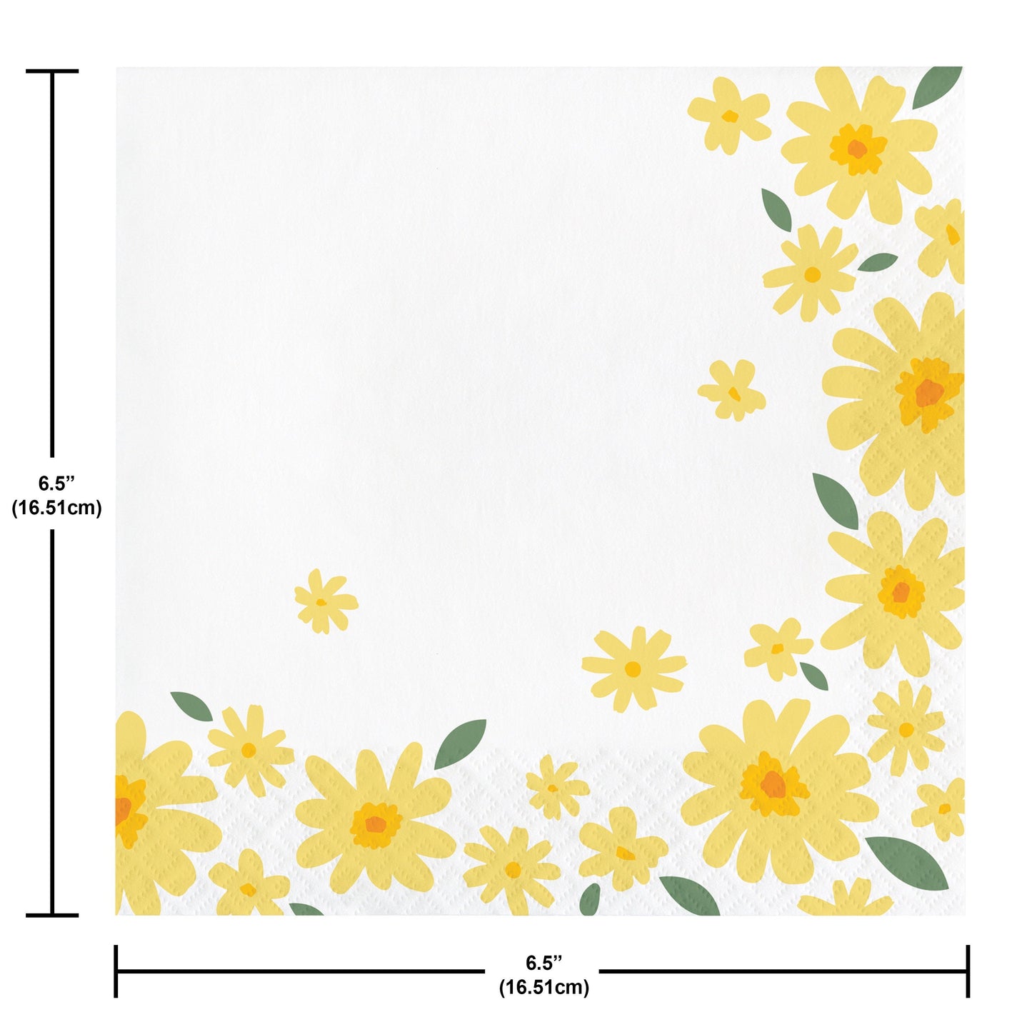 Sweet Daisy Paper Luncheon Napkins - 16ct