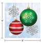 Sparkling Ornaments Holiday Beverage Napkins - 16ct