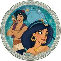 Disney Aladdin Round 9" Dinner Plates - 8ct