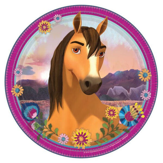 Spirit Riding Free 9" Paper Plates - 8ct