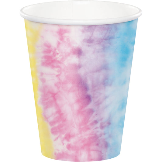 Tie Dye Party 9oz Hot/Cold Cups - 8ct