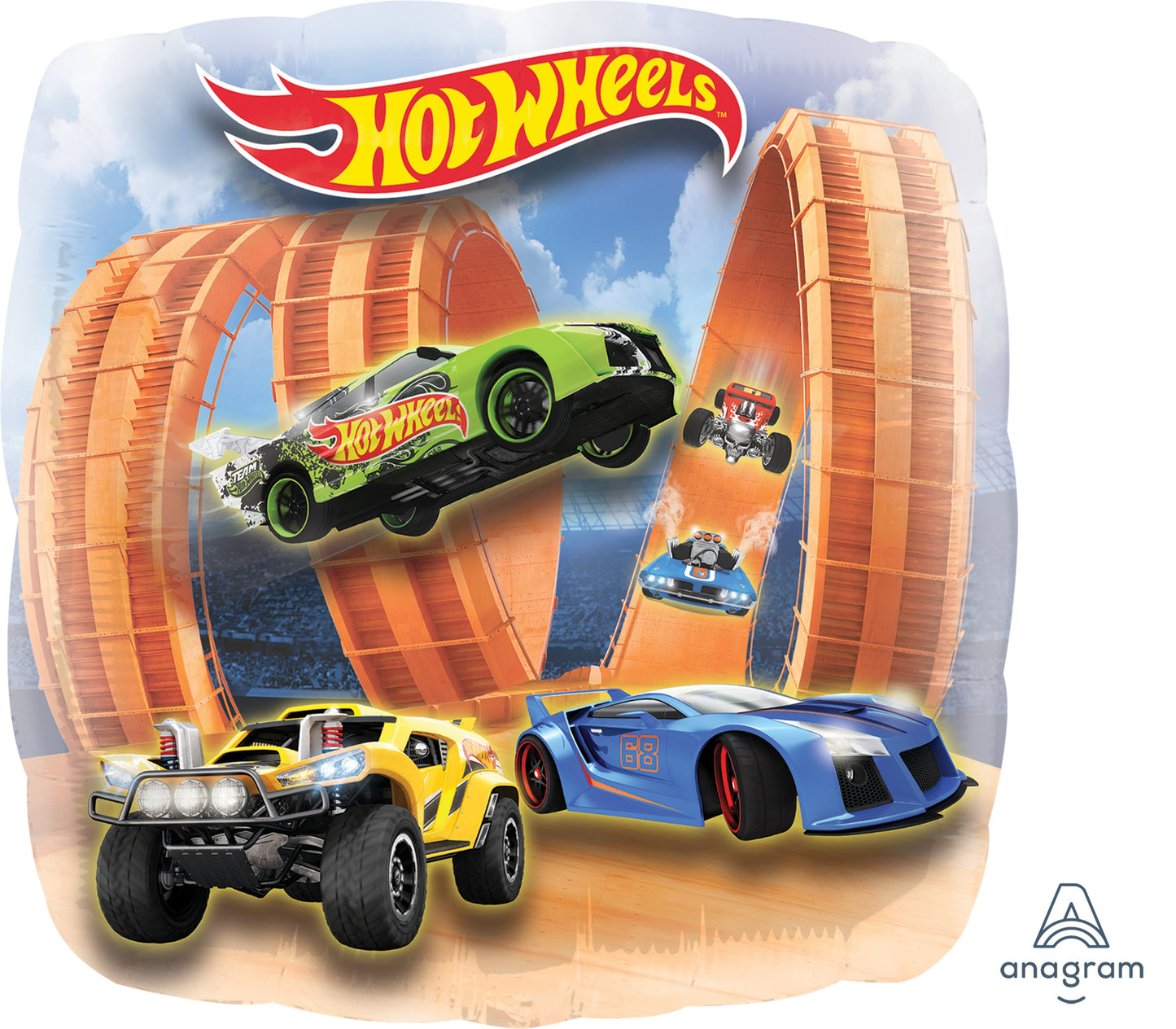 Hot Wheels Wild Racer 28" Foil Balloon