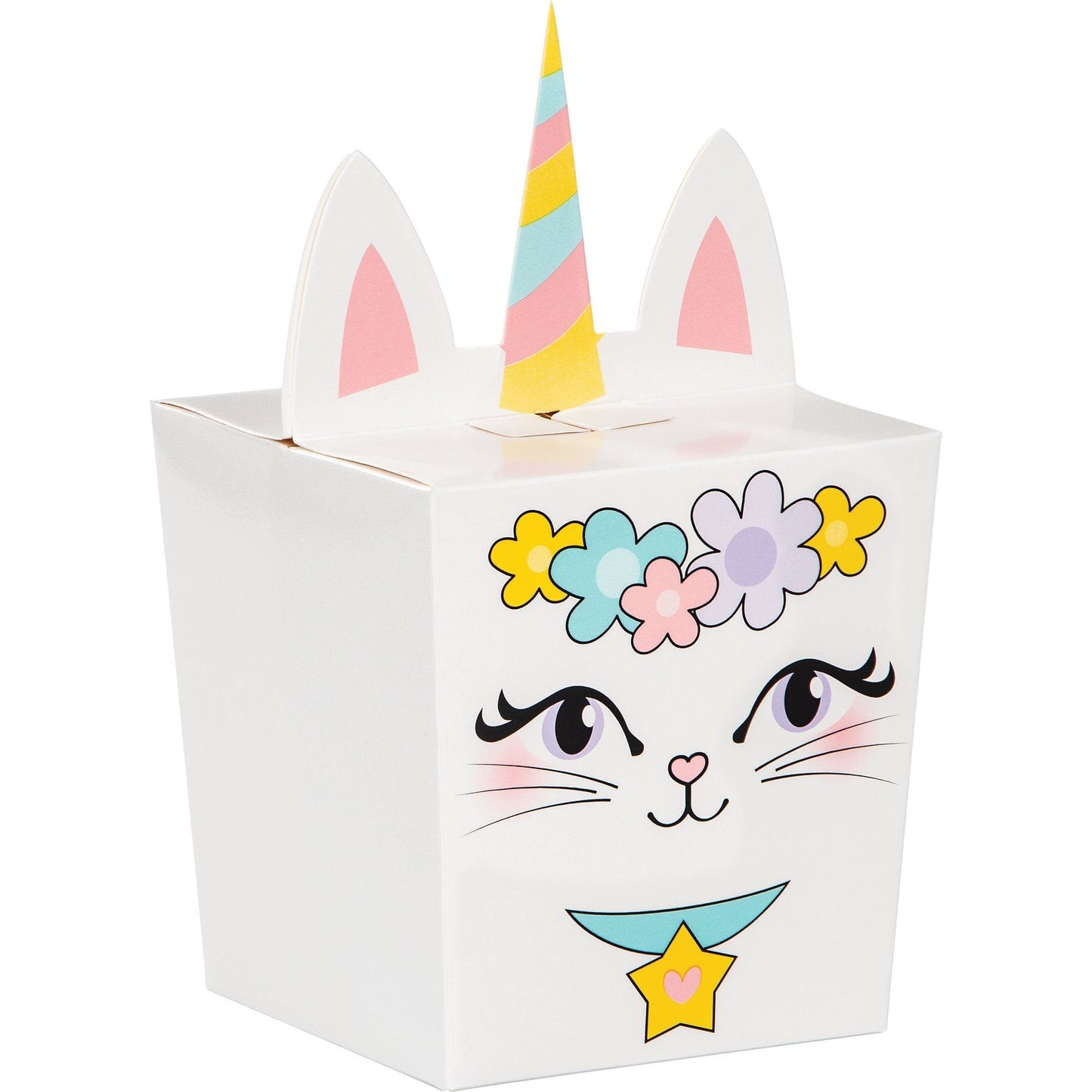 Sassy Caticorn Favor Boxes - 8ct