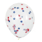 Clear Latex Balloons with Star-Shaped Confetti 16" - 5ct