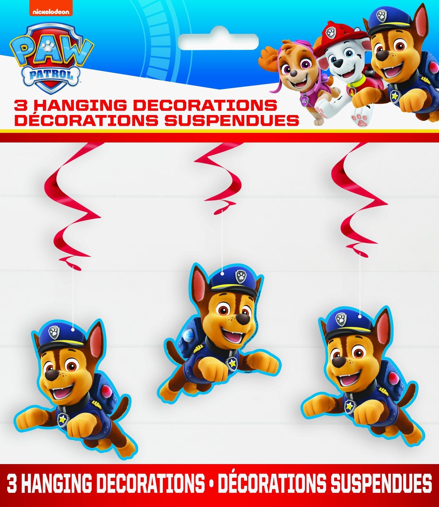 Paw Patrol Hanging String Decorations, 26", 3ct