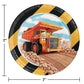 Big Dig Construction 7" Luncheon Plate - 8ct