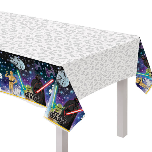 Star Wars Galaxy 54" x 96" Plastic Table Cover - 1ct