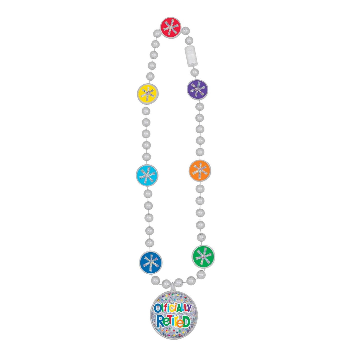 Officially Retired Party Bead Necklace - 1ct